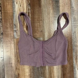 Urban outfitters purple bustier top